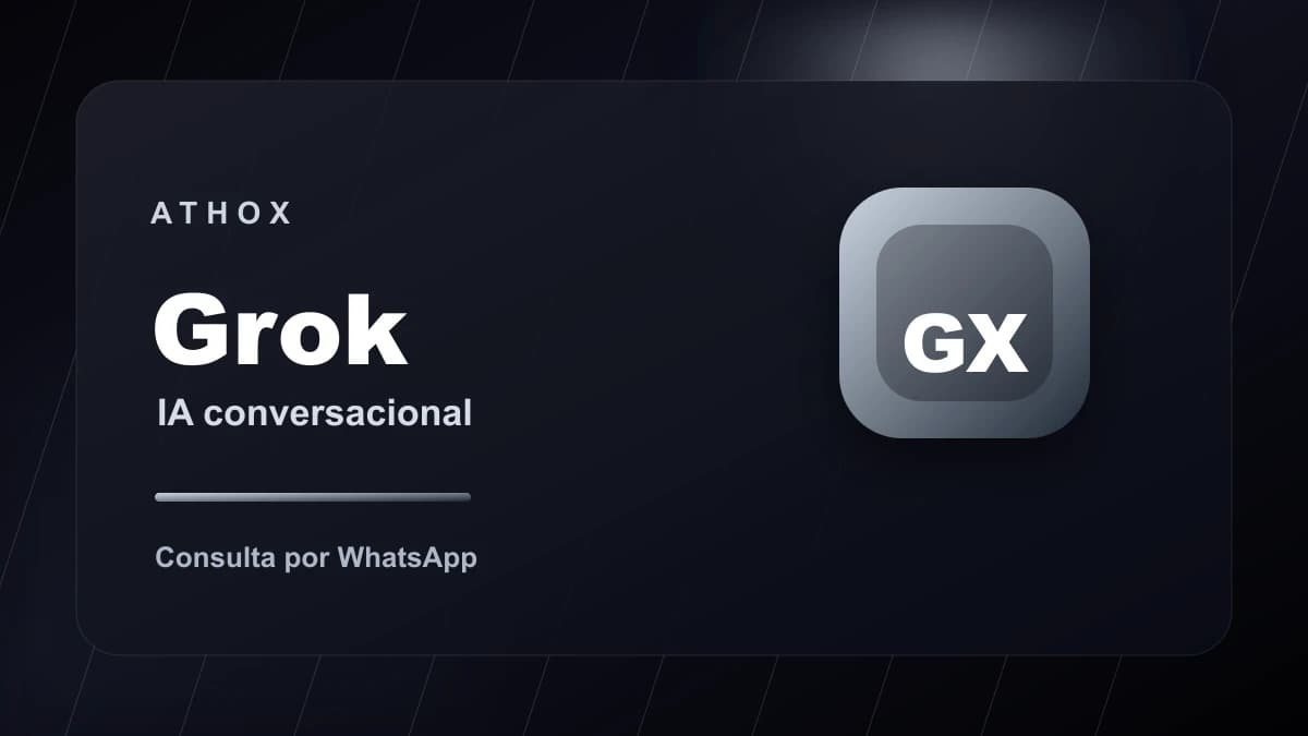 Imagen promocional de Grok en ATHOX