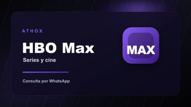 Imagen promocional de HBO Max en ATHOX