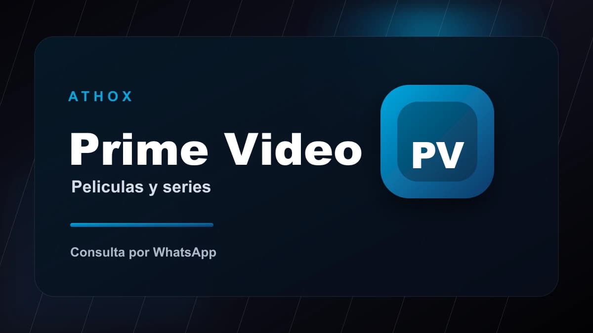 Imagen promocional de Prime Video en ATHOX