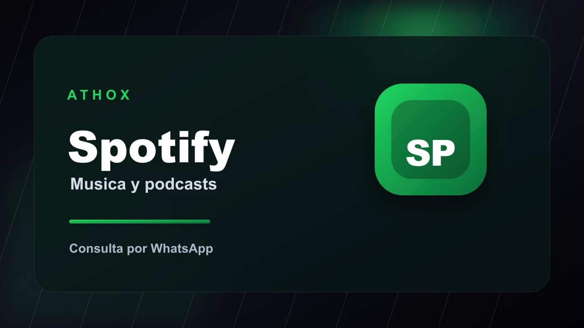 Imagen promocional de Spotify en ATHOX